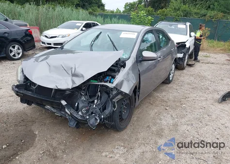 2016 Toyota Corolla Le из США, поврежденный, VIN 2T1BURHEXGC704546